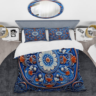 Ensemble de housse de couette Boho Turkish Blue Tiles 2 - Boho Tiles