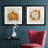 Pumpkin In Fall - Matted and Framed Under Acrylic Glass, Set of 2, Large Living Room Wall Art-61456586-61456588