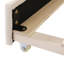 Lit de jour en molleton beige avec rangement pour accoudoirs et lit gigogne simple, pour une vie décontractée recouverte de tissu beige-1984084665
