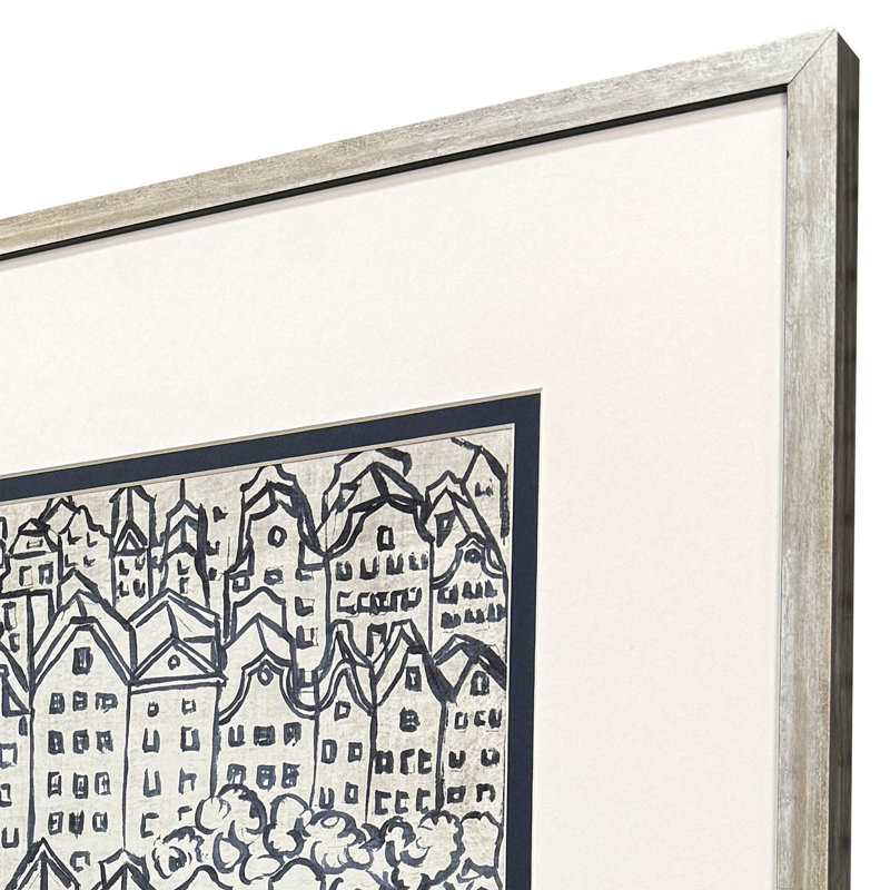 Europe Rooftops Framed Art