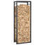 Support à bois de chauffage Latitude 19 po x 11 po x 52 po Latitude Black-1036979202-1036979201