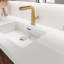 Meuble-lavabo moderne noyer Winston 60 po avec lavabo une pièce à double cuve en quartz blanc-1868012859-1868012860