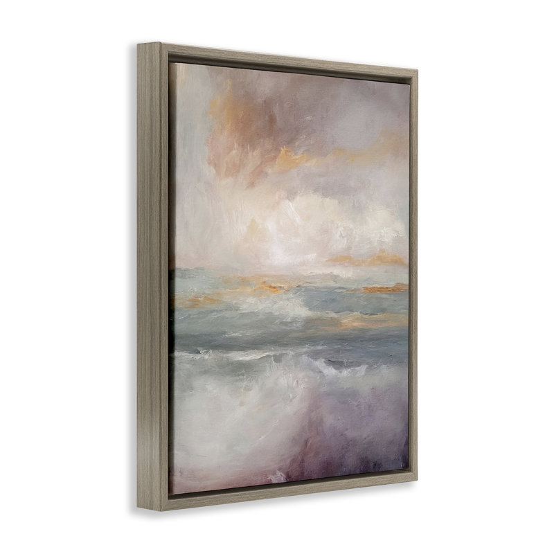 Cadre flottant On Mystic Seas, par 1x, Cadre flottant orme Montalcino, H 21 po x l 17 po