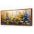 Toile avec cadre flottant brun
