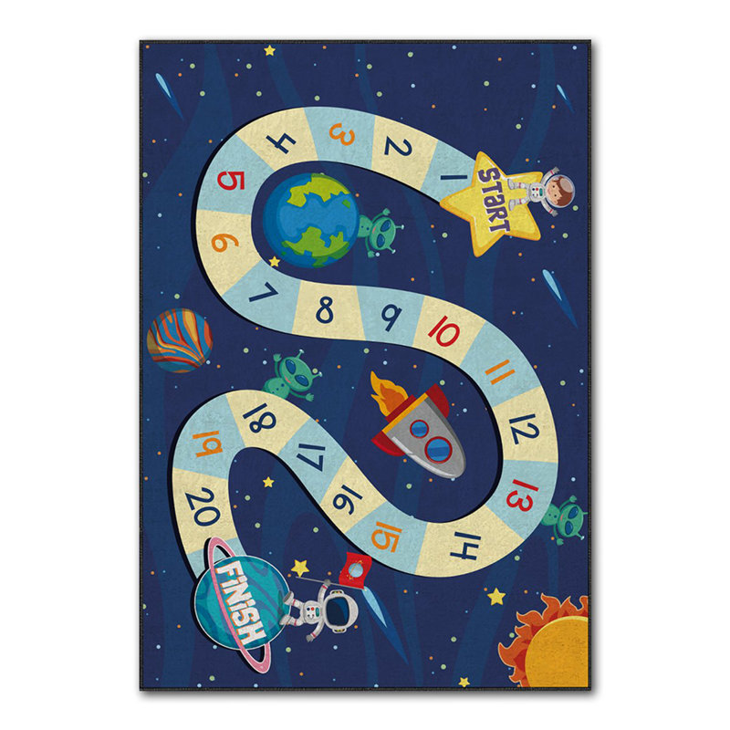 Luxurious Area Rug (2.6 x 4.6 Feet), 100% Polyester, 740 g/m² | Soft Velvet Fabric, Non-Slip Felt Dot Underside, Laminated Sponge for Comfort | Antibacterial, Machine Washable at 30°C | Elegant Home Décor
