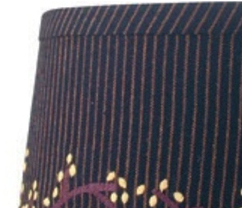 Tambour en coton 8 po H, Noir