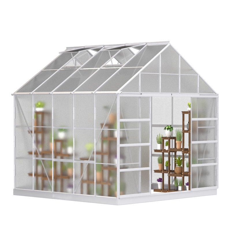 10' W x 10' D Hobby Greenhouse