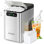 Aeitto Bullet Ice Maker Countertop, Pellet Ice Machine, silver