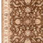 High-Quality Hand-Knotted Brown And Beige Area Rug