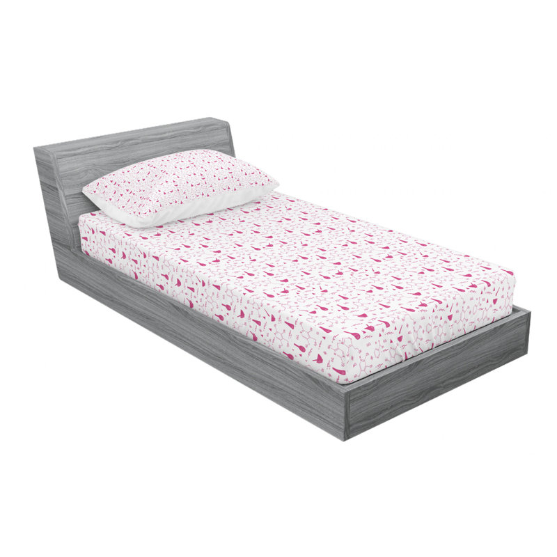 Microfiber Sheet Set, Twin Sheet Set with Fitted Sheet