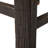 Fostoria Reclaimed Elm Wood Square Coffee Table, Black-130063044