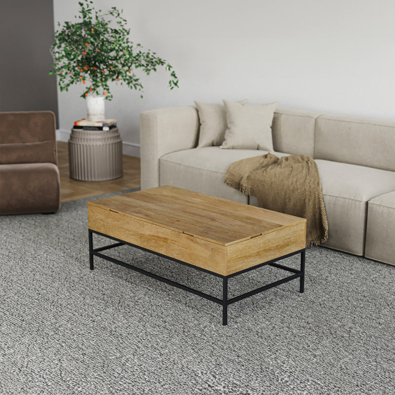 Keriyah Coffee Table, Natural Wood