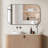 Trielle Rectangular Aluminum Framed Modern Bathroom Wall Mirror-149312853-149312859