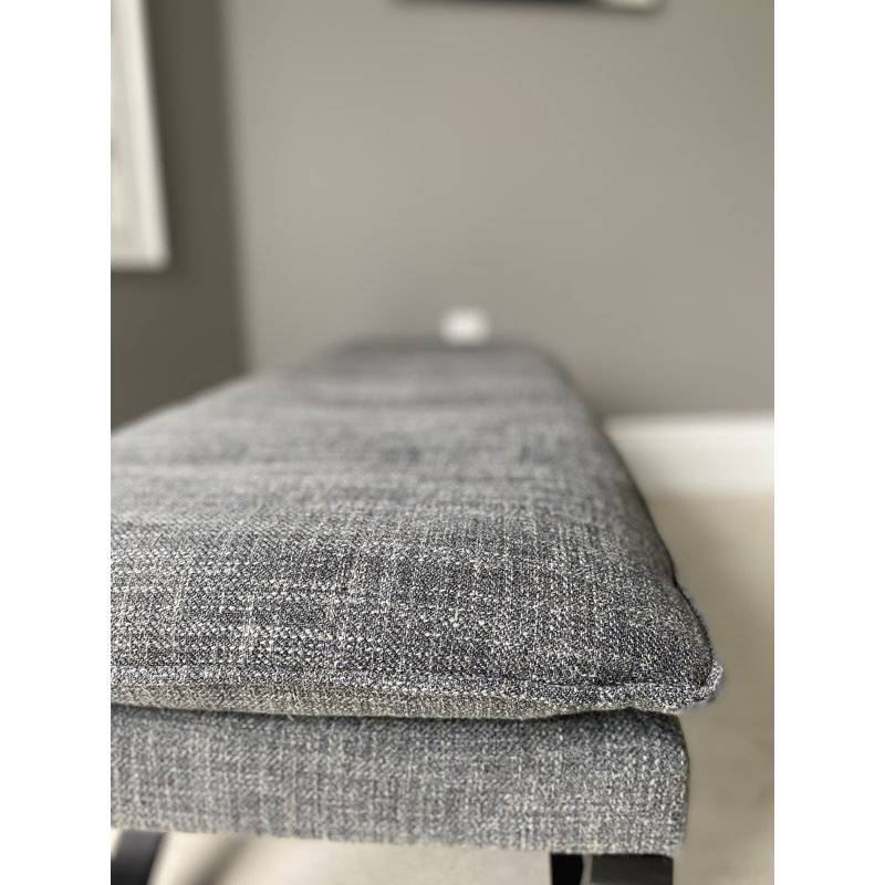 Banc en bois SEAT4U Kenhorst, gris, Noir