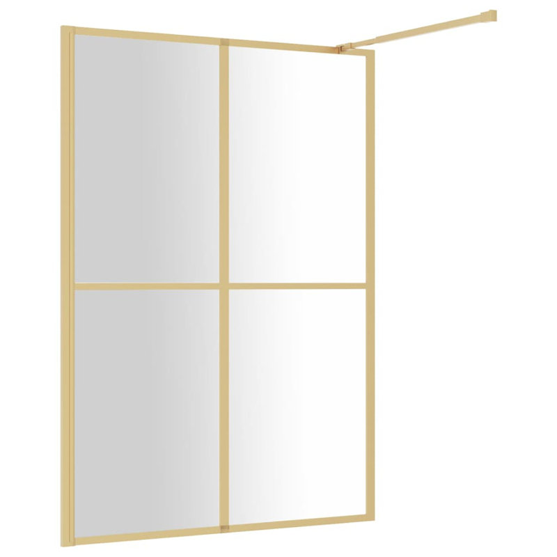 Chowchilla 31.5'' W 76.8'' H Semi-Frameless Rectangle Shower Enclosure, 31.5" x 76.8", Transparent