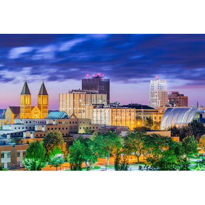 Akron, Ohio, USA by Sean Pavone - Wrapped Canvas Print