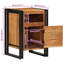 40cm W Iron Bedside Table