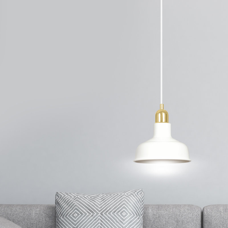 Greig 1 - Light Dome Pendant, White