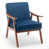 Velours bleu foncé