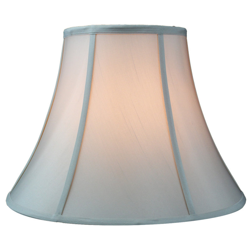 Abat-jour cloche en lin 16 "(à vis), Beige