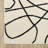 Quince Mid-Century Abstract Lines Beige/ Black Area Rug-116003372