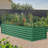 Seiter 6X3x2ft Metal Outdoor Raised Garden Bed with gloves,Silver-192052840-192052841