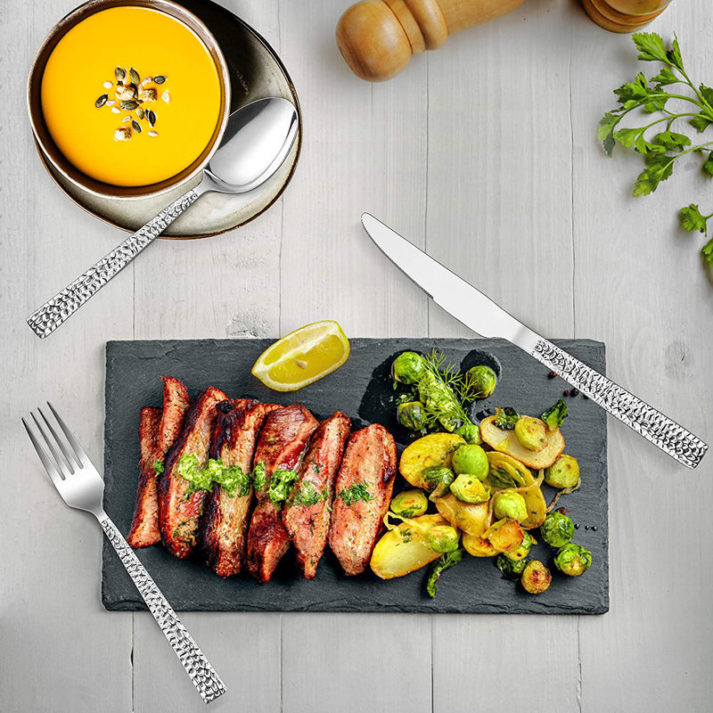 Ivy Bronx Dalaysha Stainless Steel Flatware Set - Service for 6
