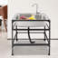 28'' L x 18'' W Freestanding Service Sink with Faucet
