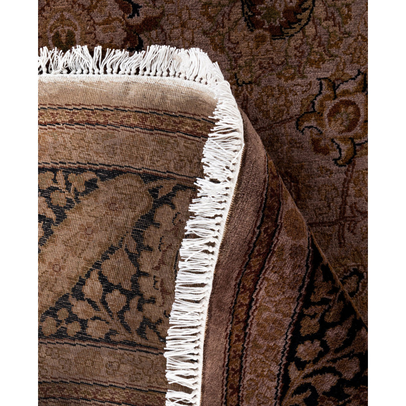 Overdyed One-of-a-Kind 7' 1" X 7' 1" Hand Knotted Area Rug