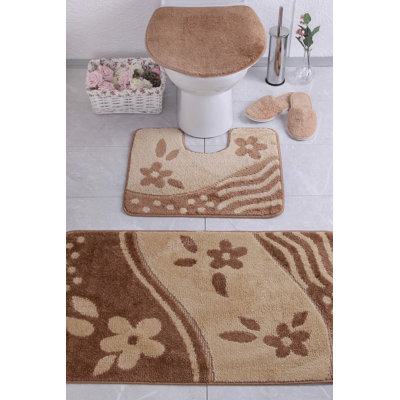 Plastic / Acrylic Non-Slip Toilet seat Cover and Contour Mat