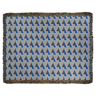 Couverture en coton tissé à flèches changeante