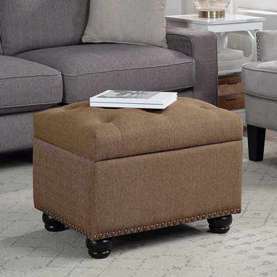 Frontenac 24" Wide Tufted Rectangle Storage Ottoman