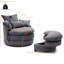 Fauteuil demi-tonneau pivotant 360 ° Modern