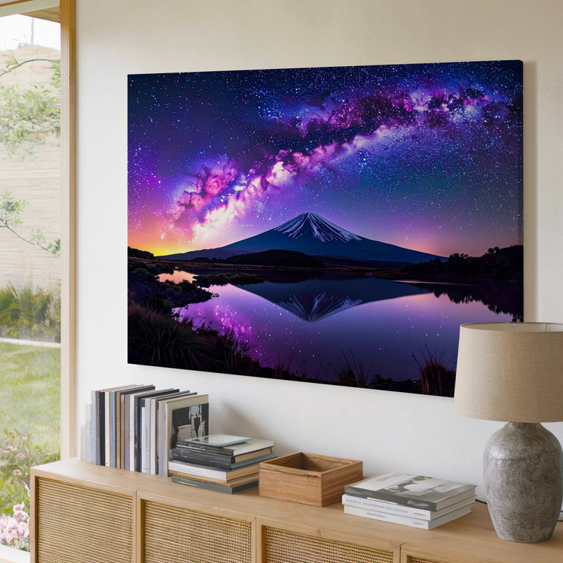 "Milky Way Reflection" avec art mural, H 9 po x l 12 po