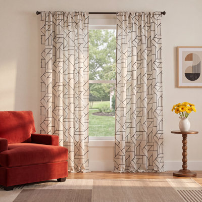 Lianne Linen Semi Sheer Single Panel