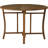 Suki Round Eucalyptus Folding Outdoor Dining Table with Umbrella Hole-27467763