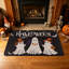 Ensemble de 2 tapis de cuisine Halloween en fantôme Halloween noir et blanc