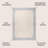 Clarktown Classic Diamond Border Cream/Blue Indoor/Outdoor Rug-69807786