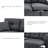 Modular Sleeper Sectional Sofa With Storage-1495002131