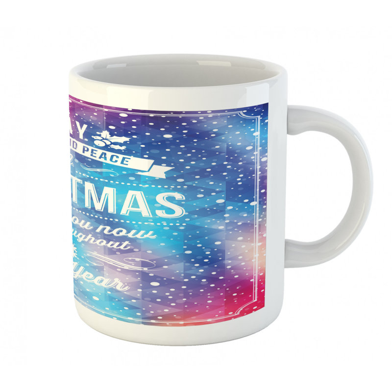 Grande tasse à café polygonale