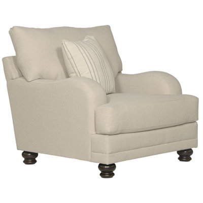 Fauteuil de 40 po de large avec coussin décoratif Ariaunna
