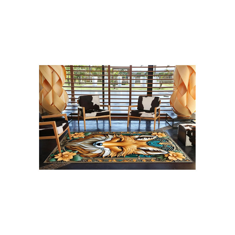 Tapis moderne lavable à la machine Profile, Sous-tapis rectangulaire de 76 cm x 150 cm inclus