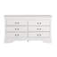 Commode Louis Phillipe G3190-D, blanc-94657365