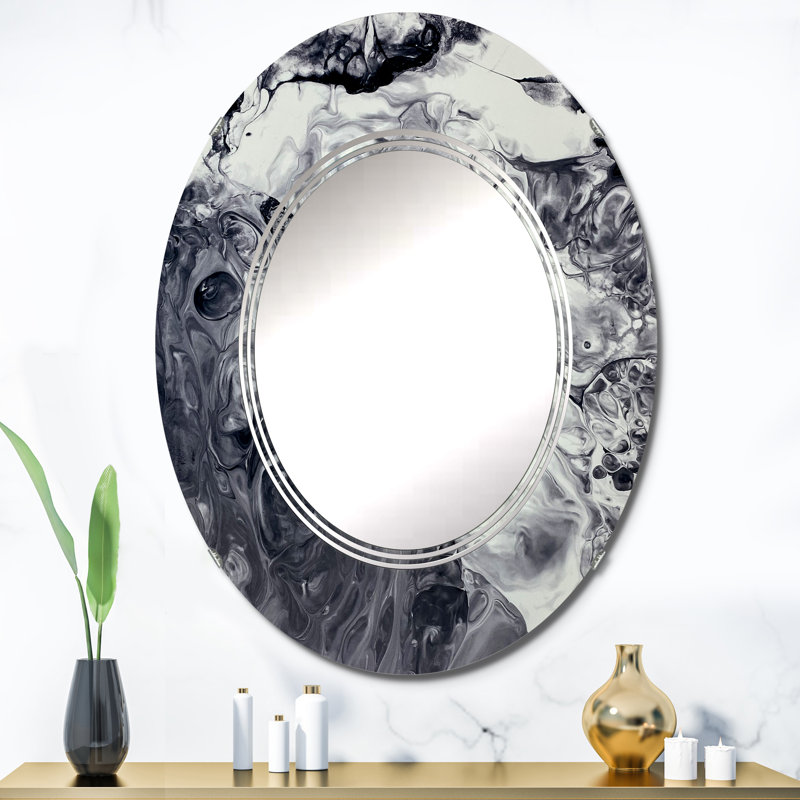 Rhashad Oval Wall Mirror, 36" x 24"