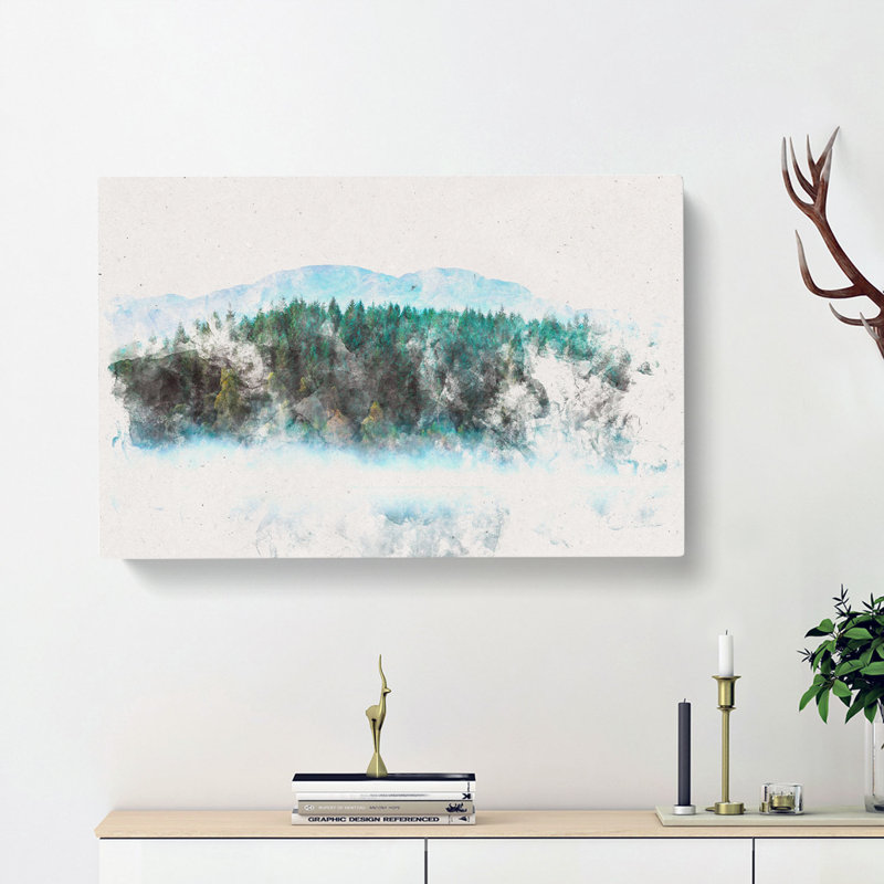 Fir Tree Forest - Wrapped Canvas Print, 50cm H x 76cm W x 3cm D