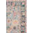 Creasman Oriental Hand Tufted Wool/Cotton Area Rug in Pink/Gray-600325793