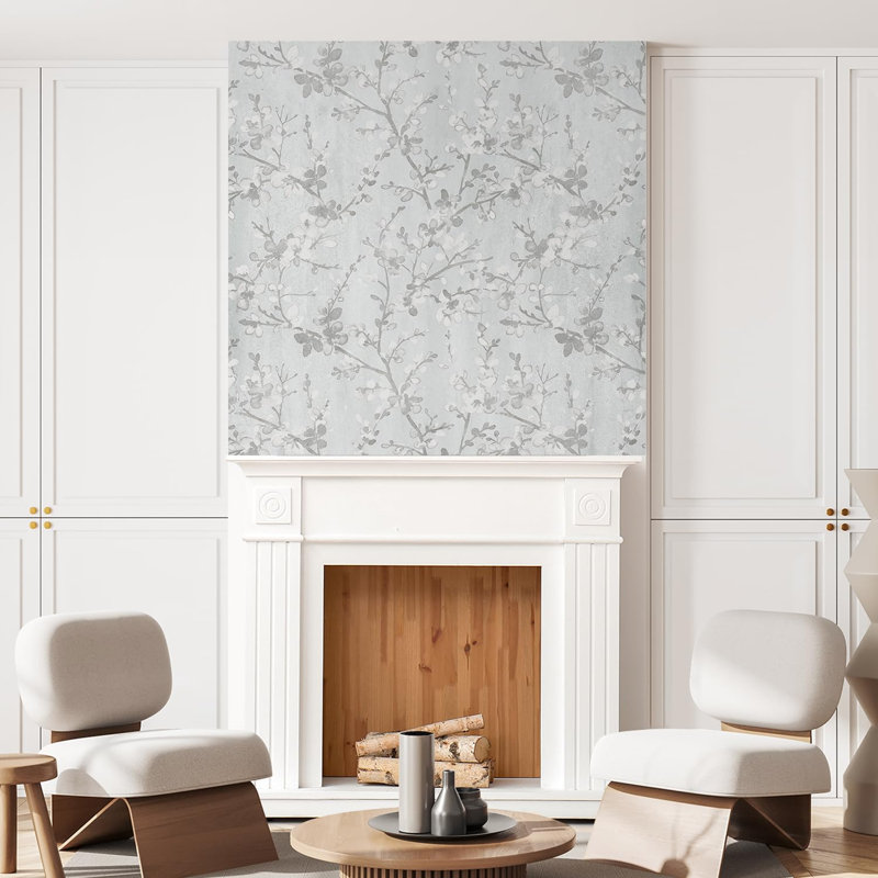 Peel & Stick Floral Border, 48" L x 48" W