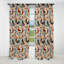 Country Charm Red Rooster Motif I - Rideau occultant marbre marbre abstrait - 1 panneaux-107555667
