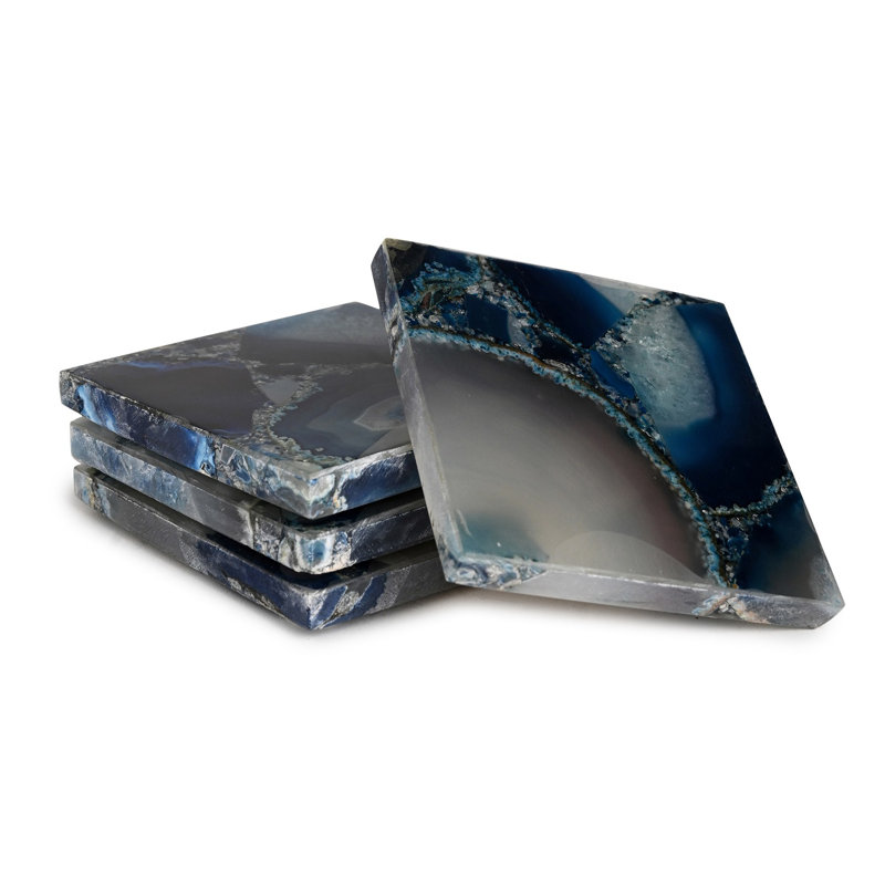 Set of 4 Agate Coaster