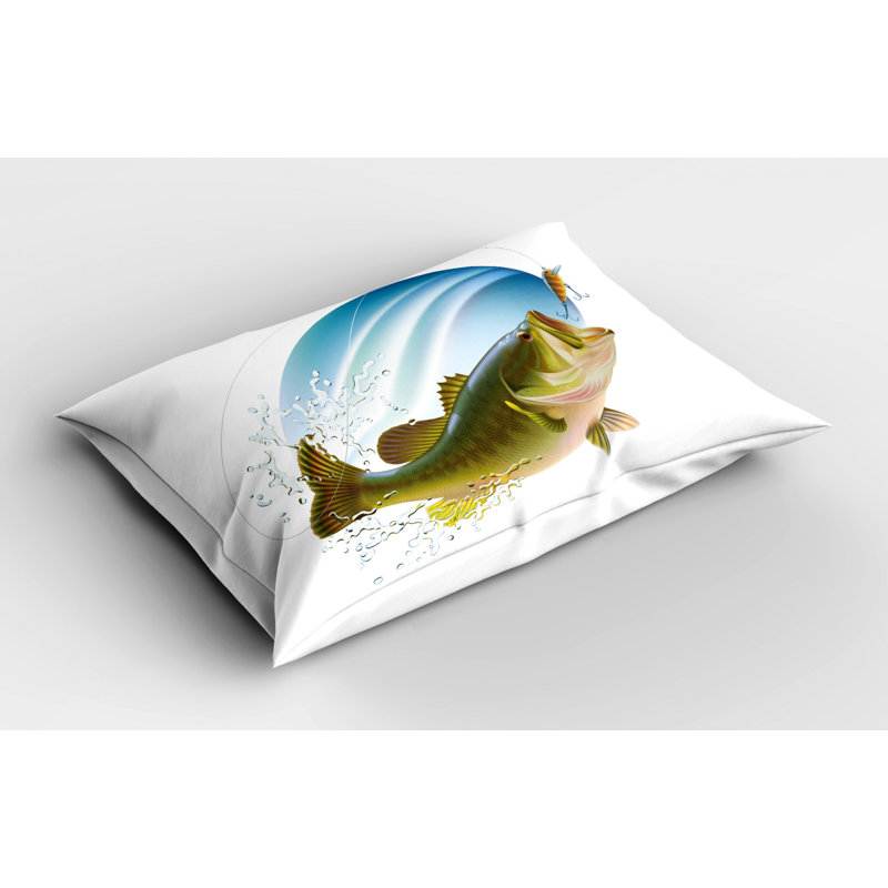 Fish Polyester Sham Set, Twin